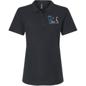 G64800L Gildan Women's Softstyle Pique Polo - Black