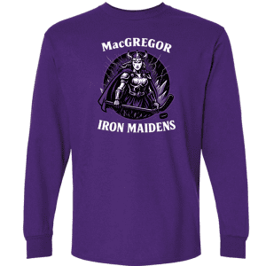 G240 Gildan Ultra Cotton Long Sleeve T-Shirt - Purple