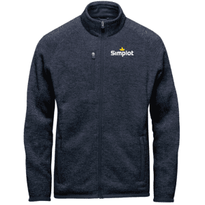 FHZ-1 Stormtech Men's Avalante Full Zip Fleece Jacket - Navy Heather