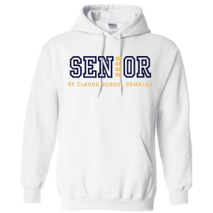 G185 Gildan Heavy Blend 8 oz., 50/50 Hooded Sweatshirt - White